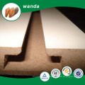 wanda high quality melamine faced slotted mdf board